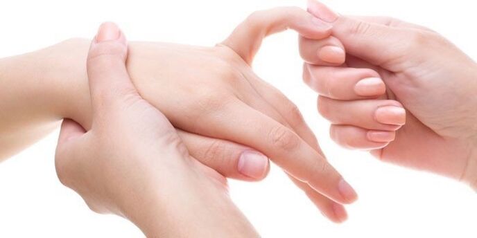 Sõrmede liigesevalu painutamisel